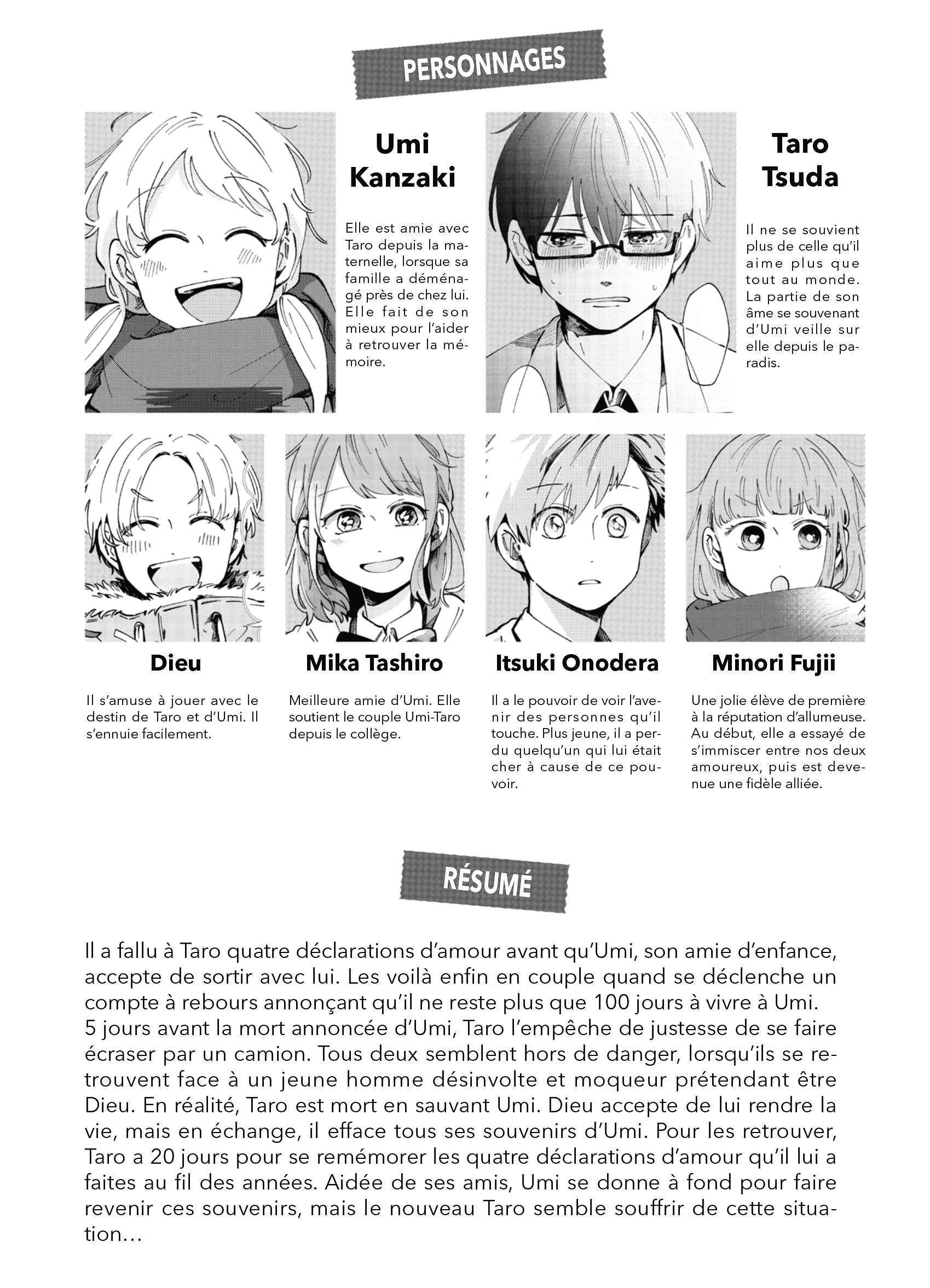 Read 100 Jours Avant Ta Mort  Manga Online