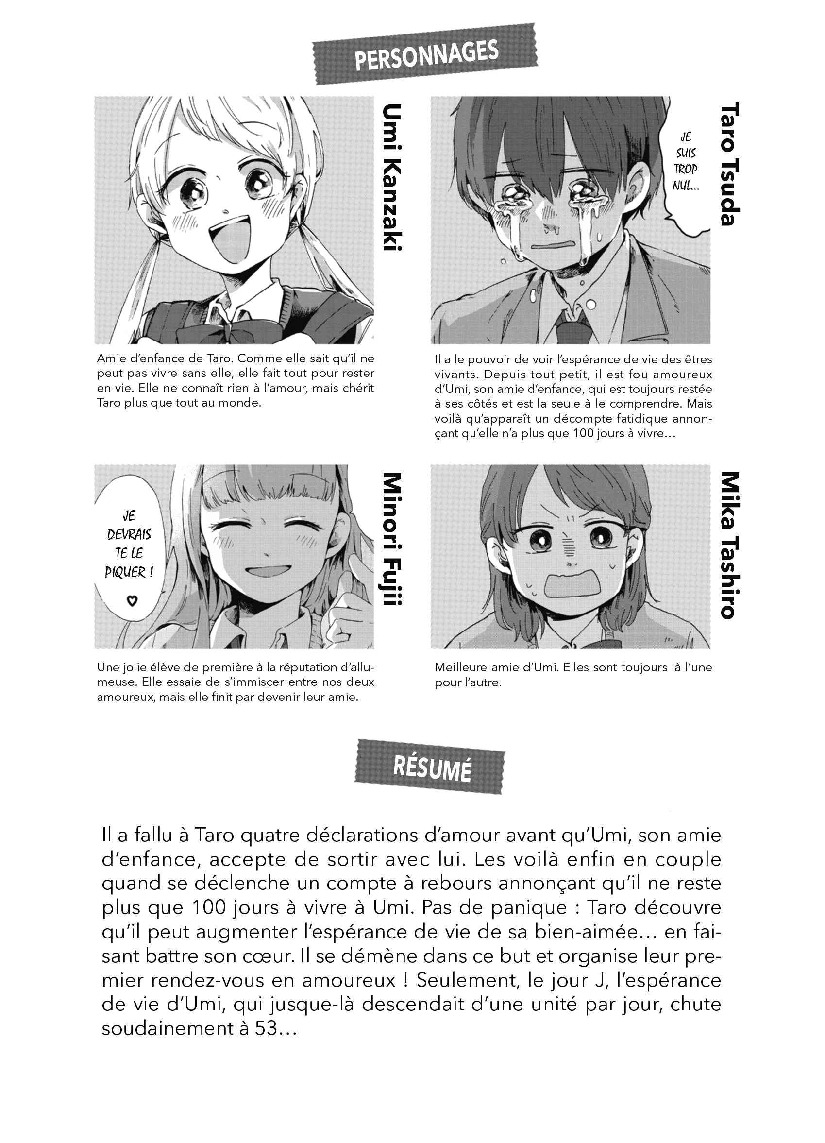 Read 100 Jours Avant Ta Mort  Manga Online