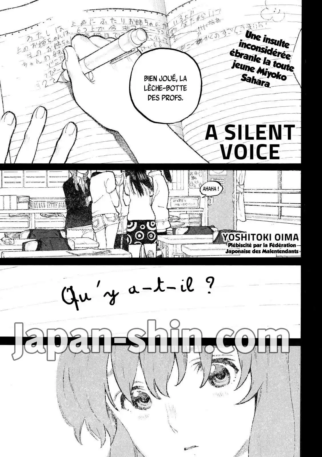 Read A Silent Voice  Manga Online