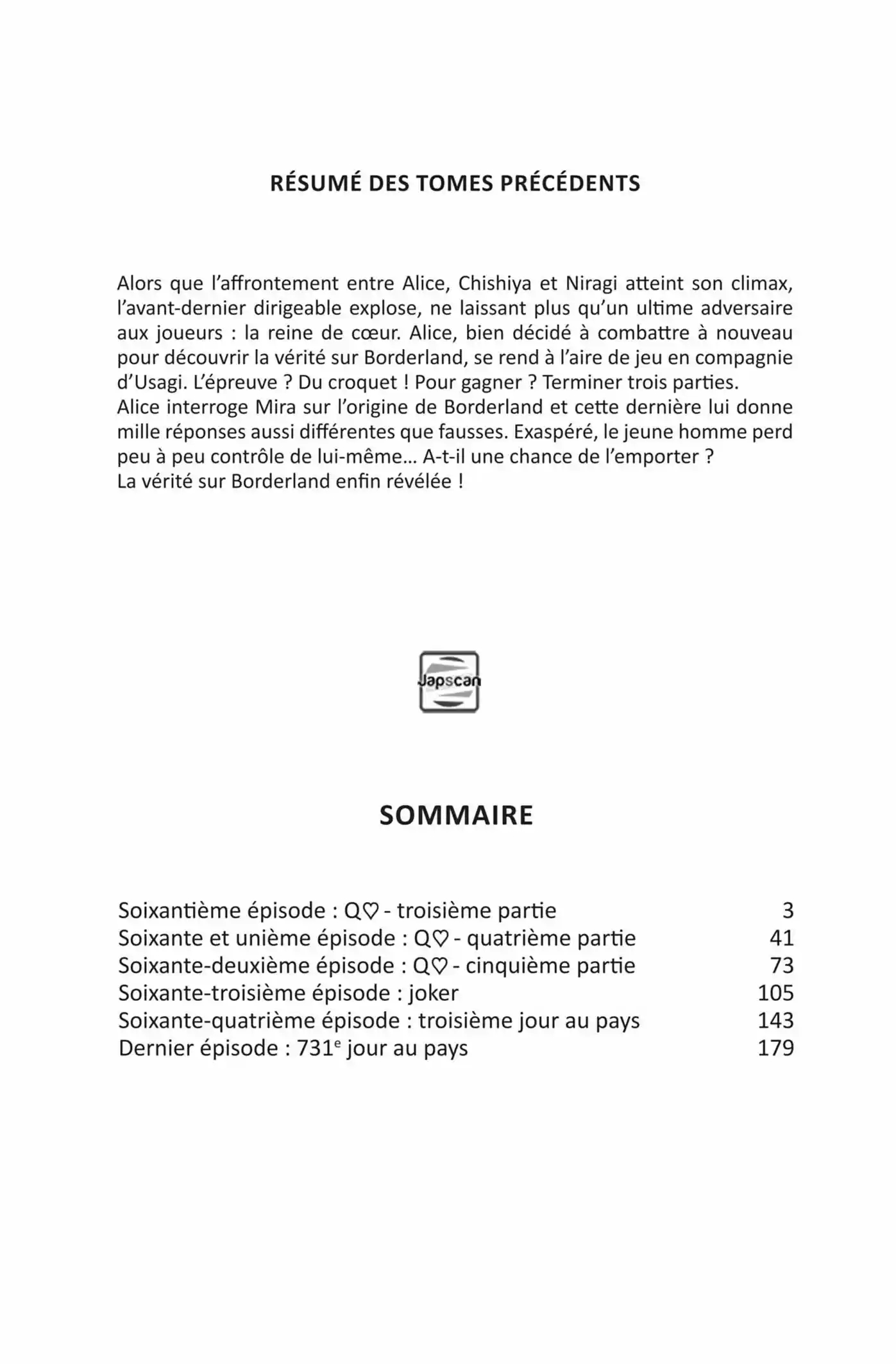 Read Alice in Borderland Manga Online