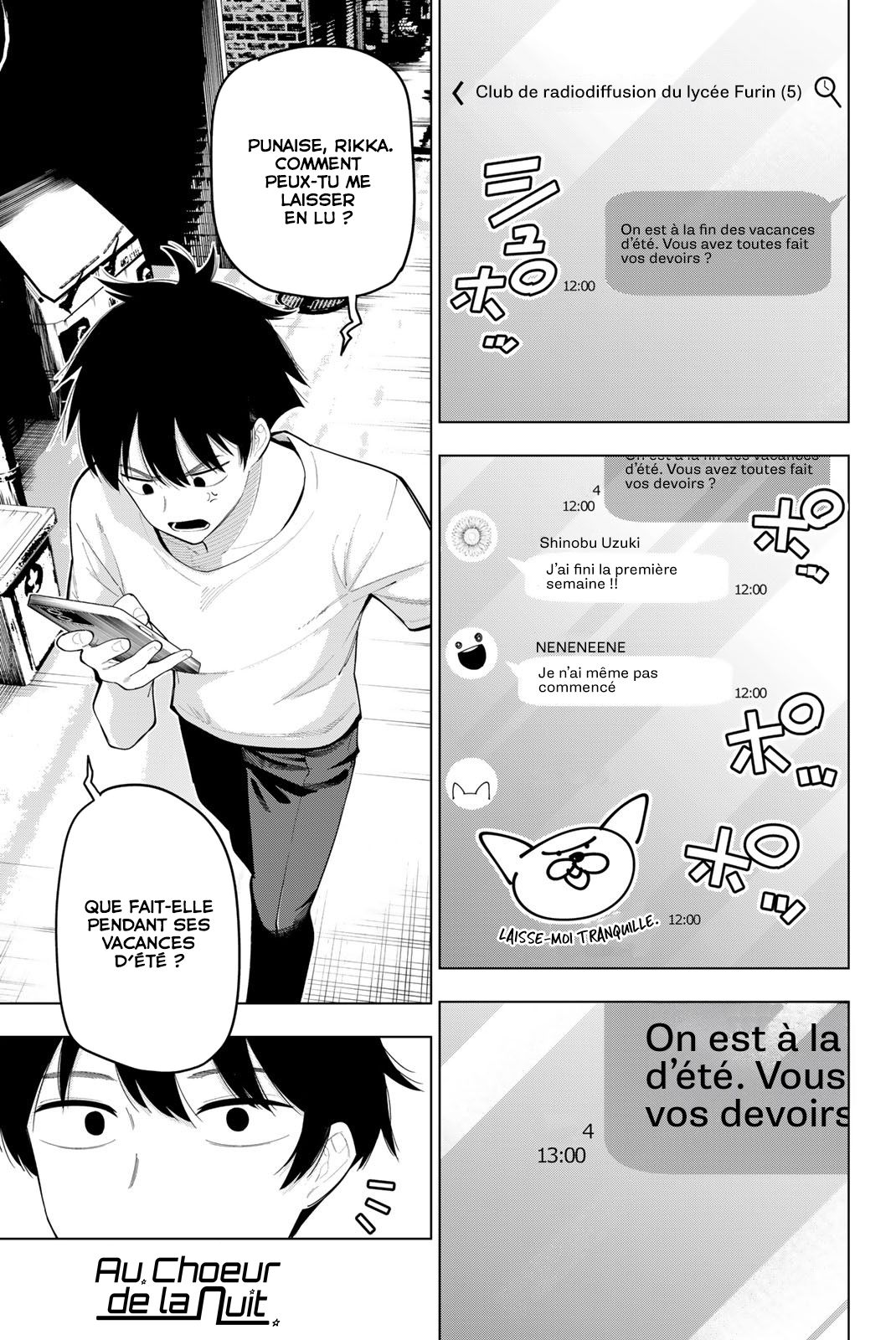 Read Au Choeur de la Nuit Manga Online