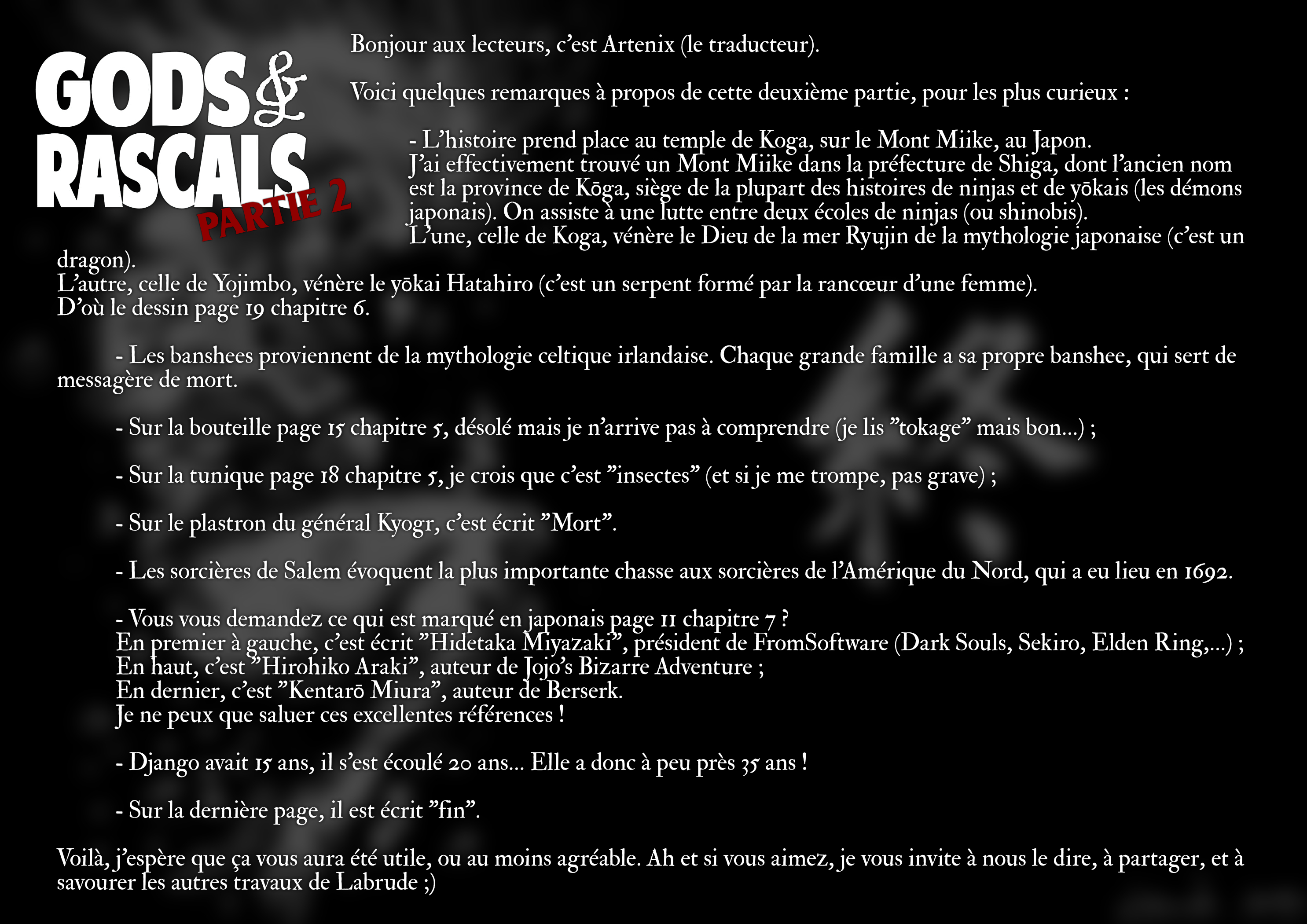 Read GODS and RASCALS Manga Online