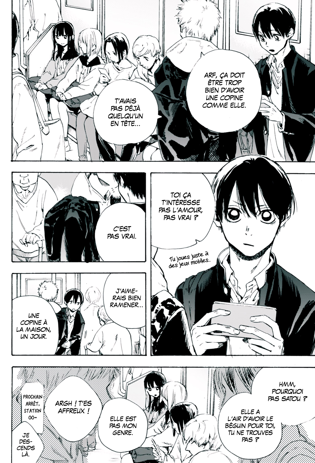 Read La fille que je croise dans le train du retour Manga Online