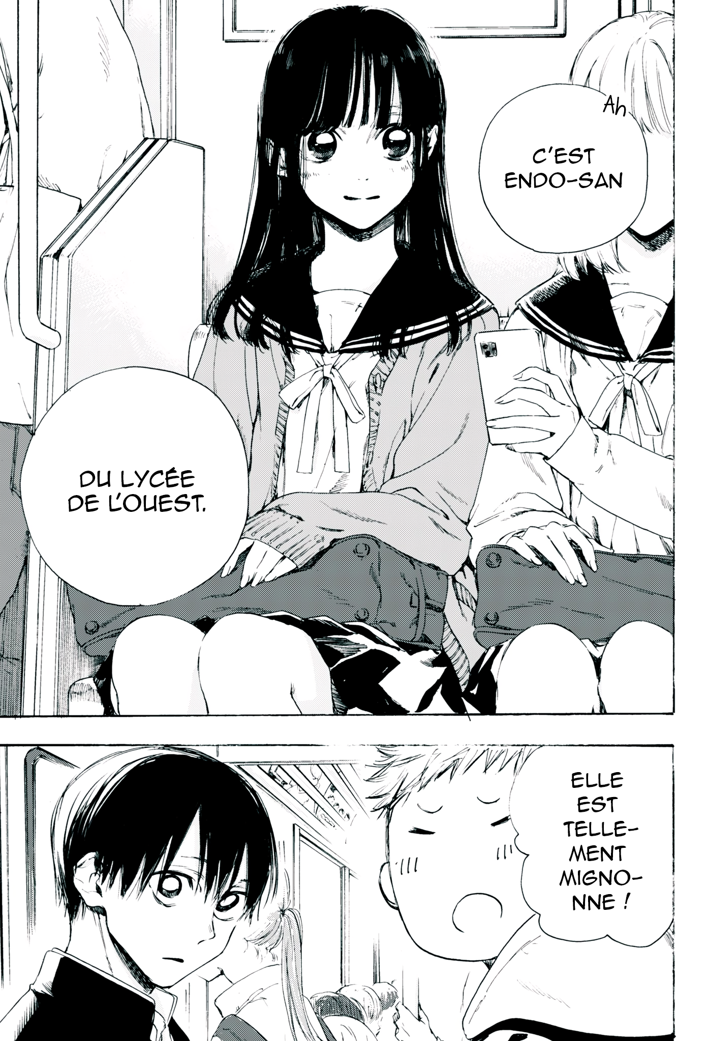 Read La fille que je croise dans le train du retour Manga Online