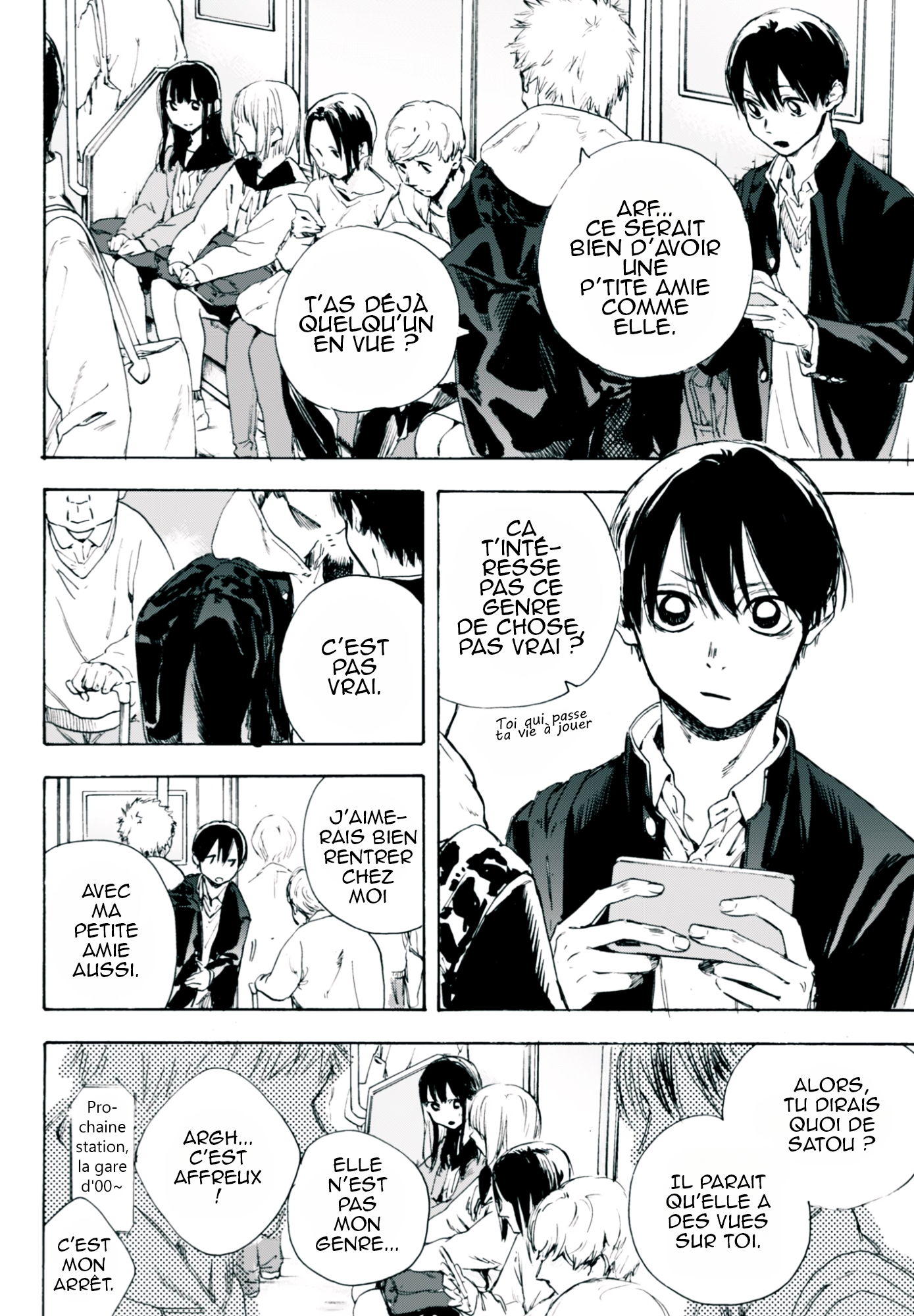 Read La fille que je croise dans le train du retour Manga Online