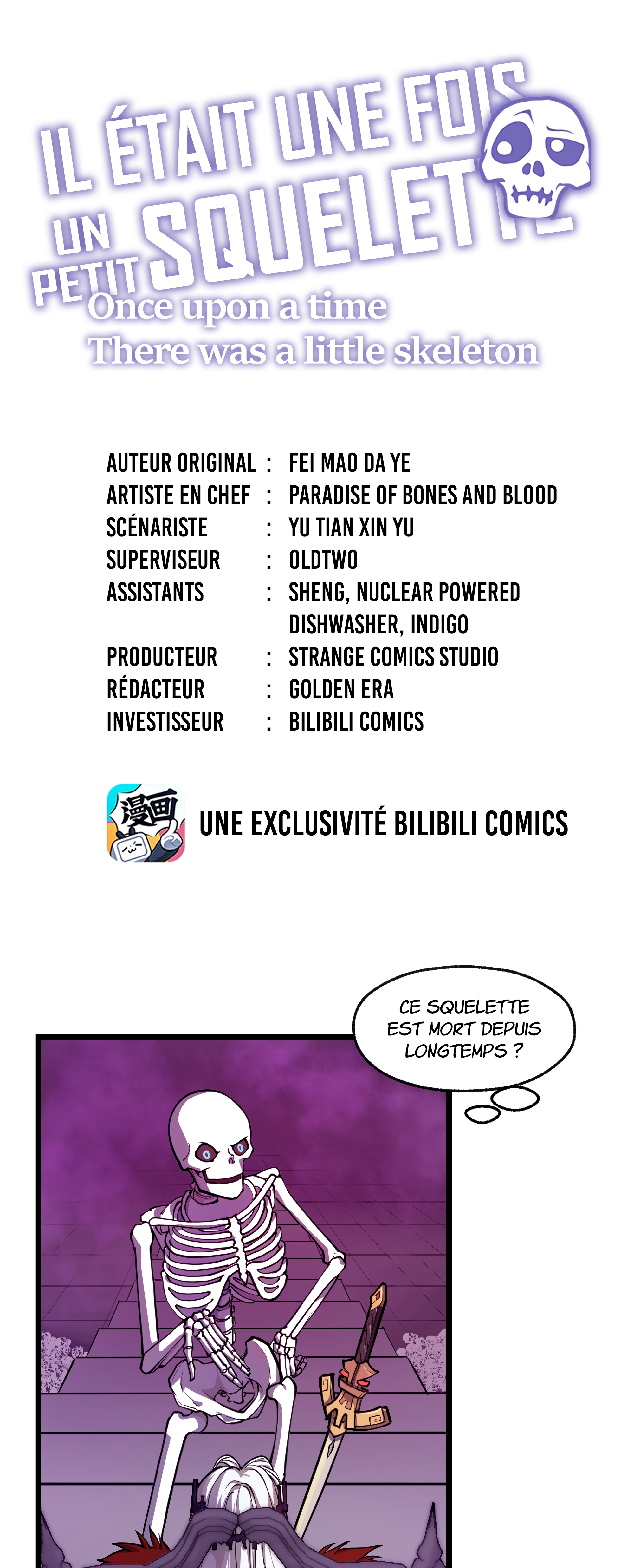 Read Petit Squelette Manga Online