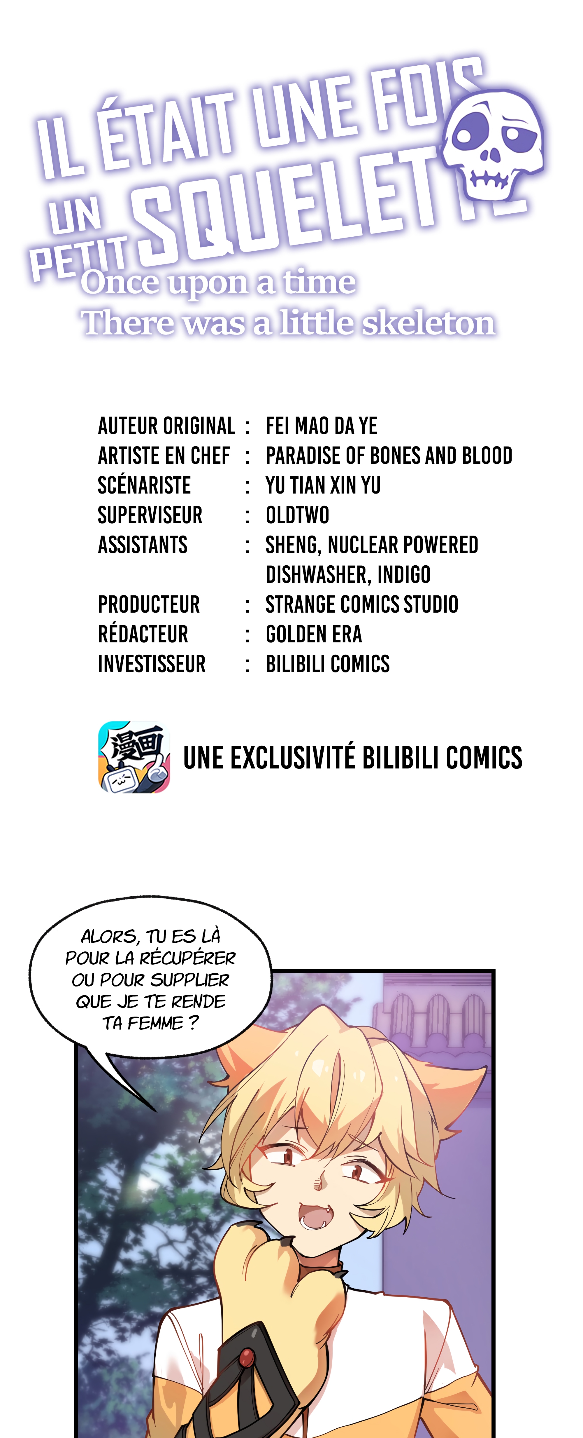 Read Petit Squelette Manga Online