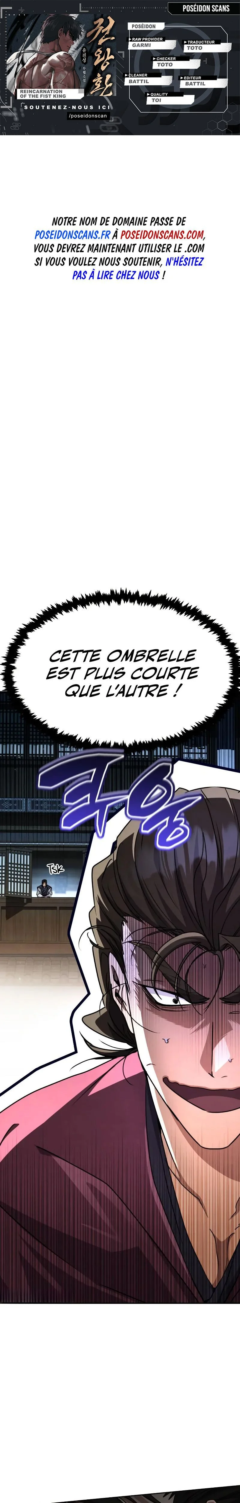 Read Réincarnation du Roi du Poing Manga Online