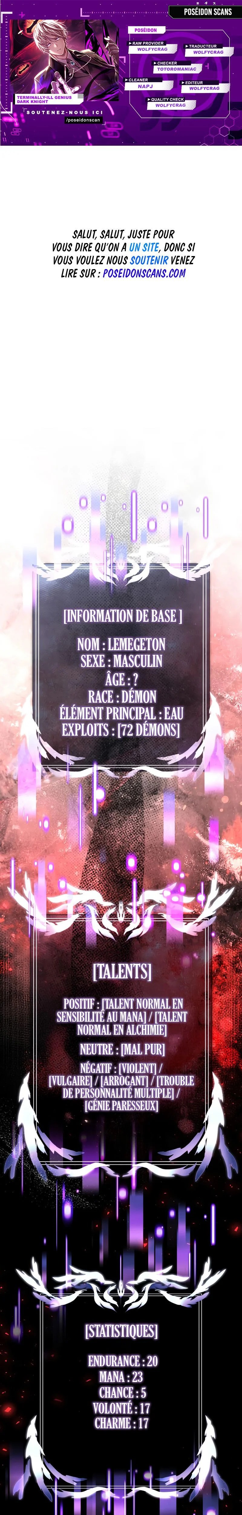 Read Terminally-Ill Genius Dark Knight Manga Online