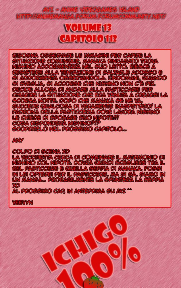 Read 100% Fragola Manga Online