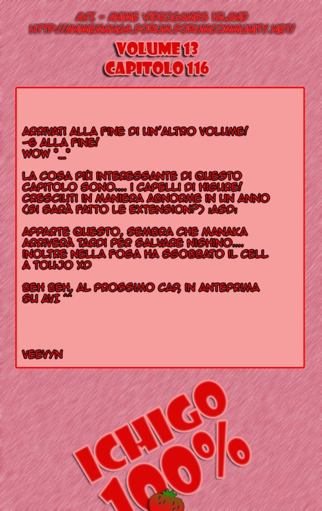 Read 100% Fragola Manga Online