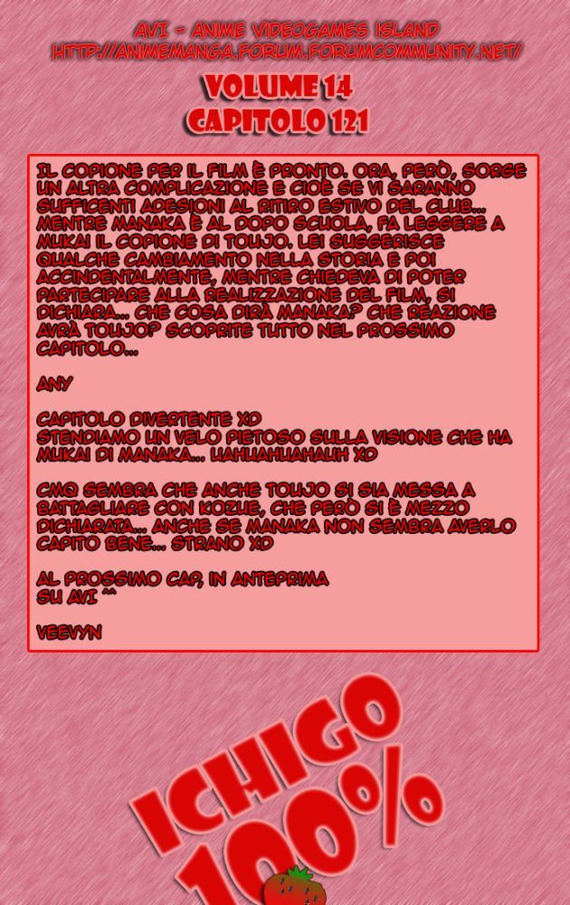 Read 100% Fragola Manga Online