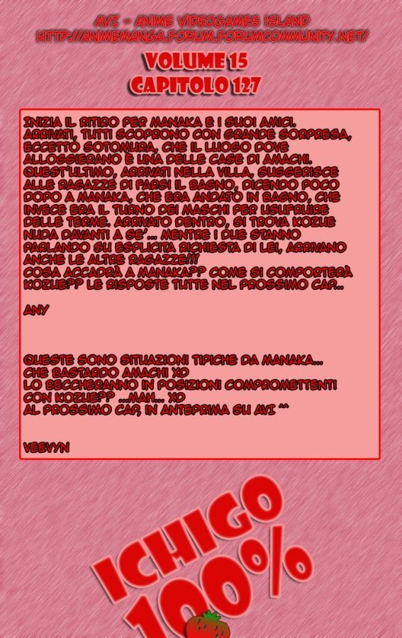 Read 100% Fragola Manga Online