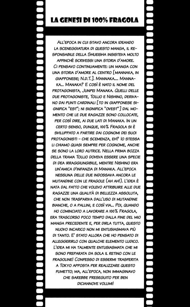 Read 100% Fragola Manga Online