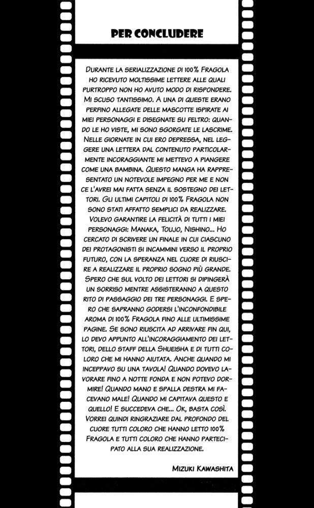 Read 100% Fragola Manga Online