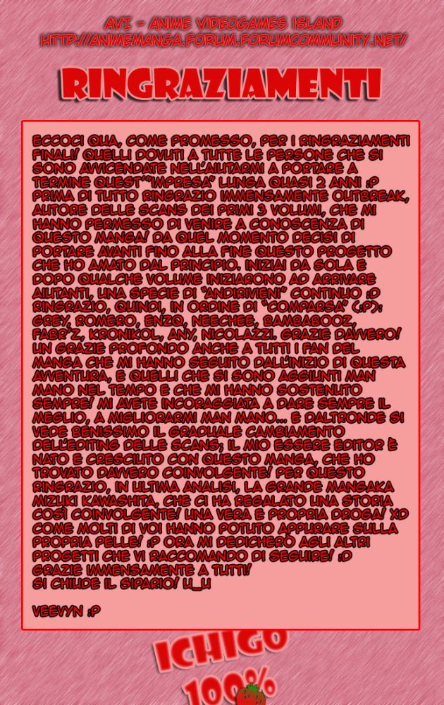 Read 100% Fragola Manga Online