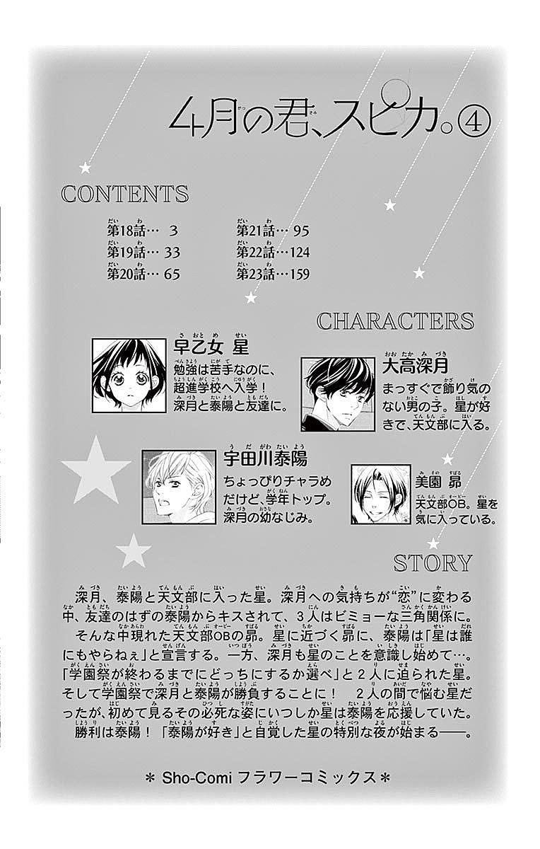 Read 4-gatsu no Kimi, Spica Manga Online
