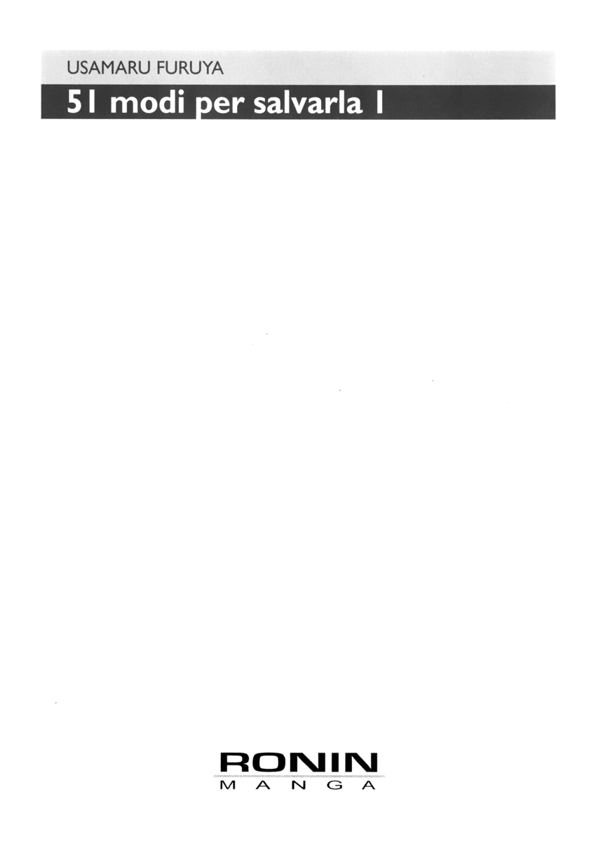 Read 51 modi per salvarla Manga Online