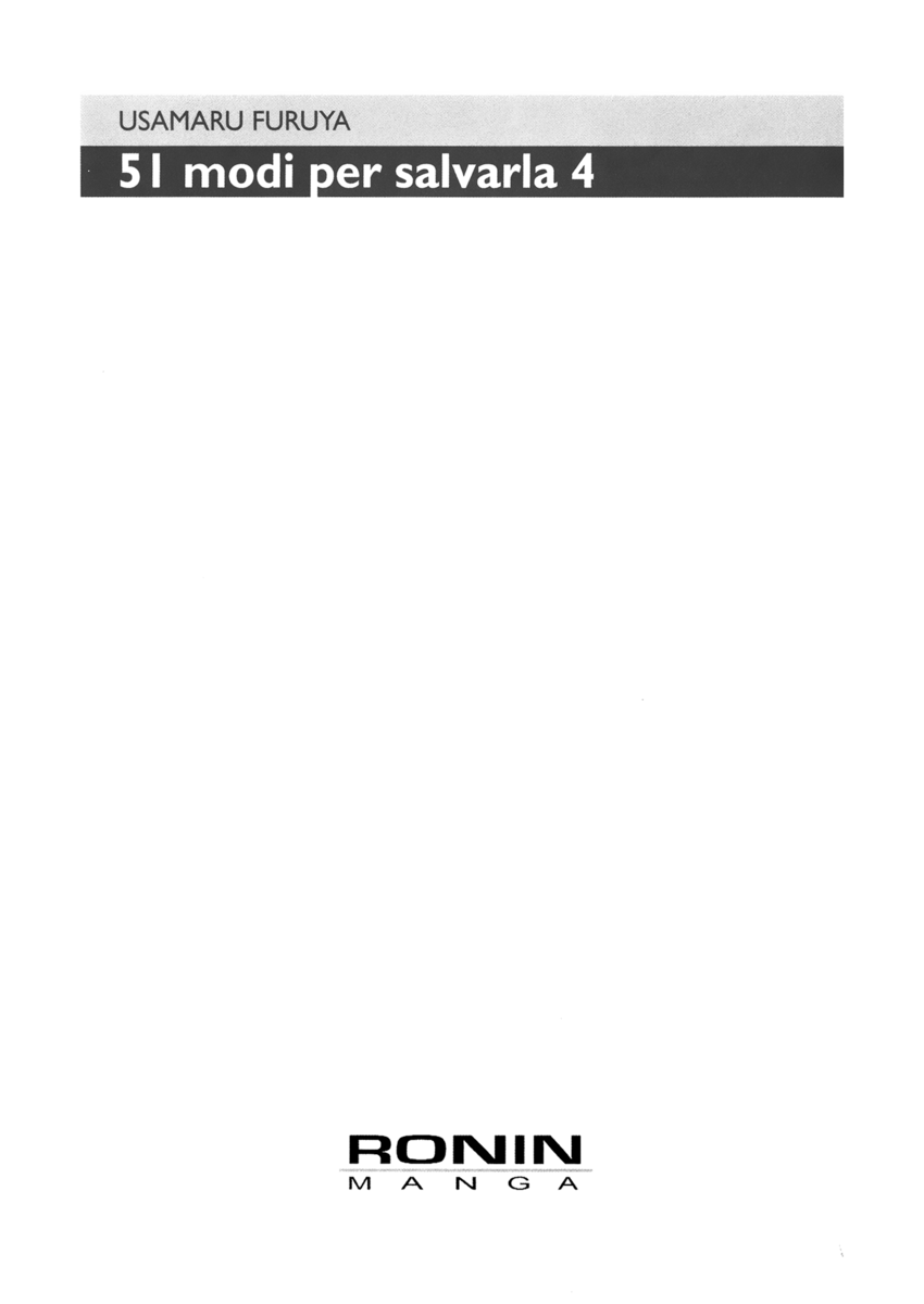 Read 51 modi per salvarla Manga Online