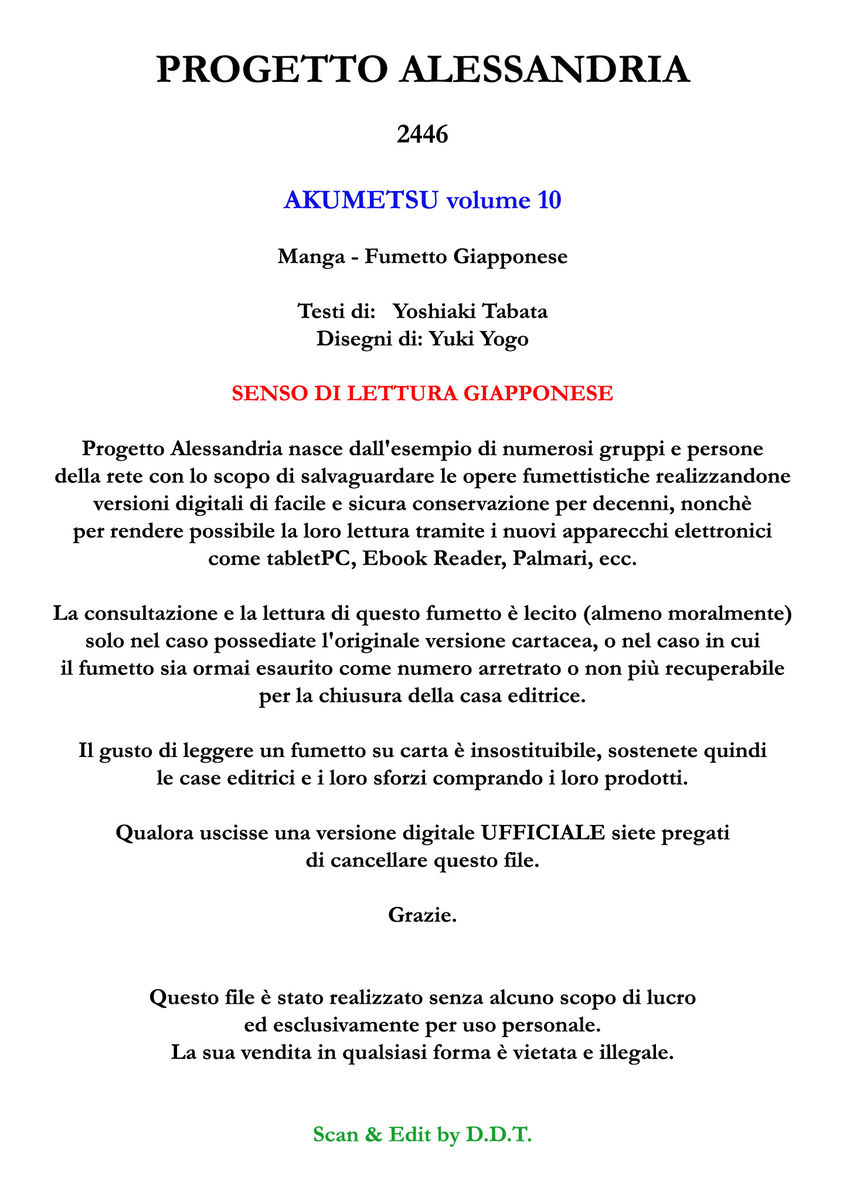 Read Akumetsu Manga Online