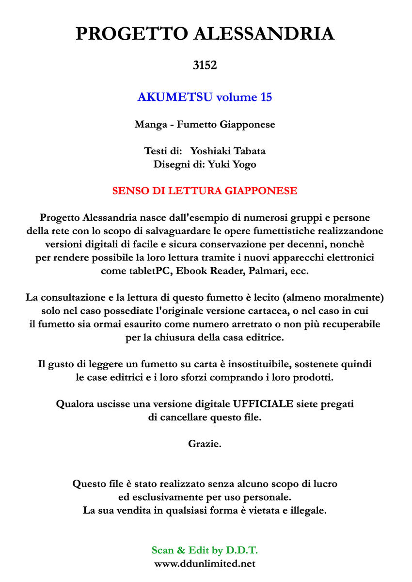 Read Akumetsu Manga Online