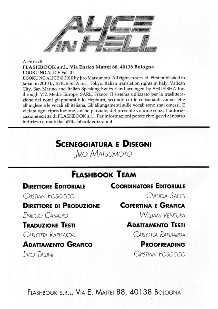 Read Alice in Hell Manga Online