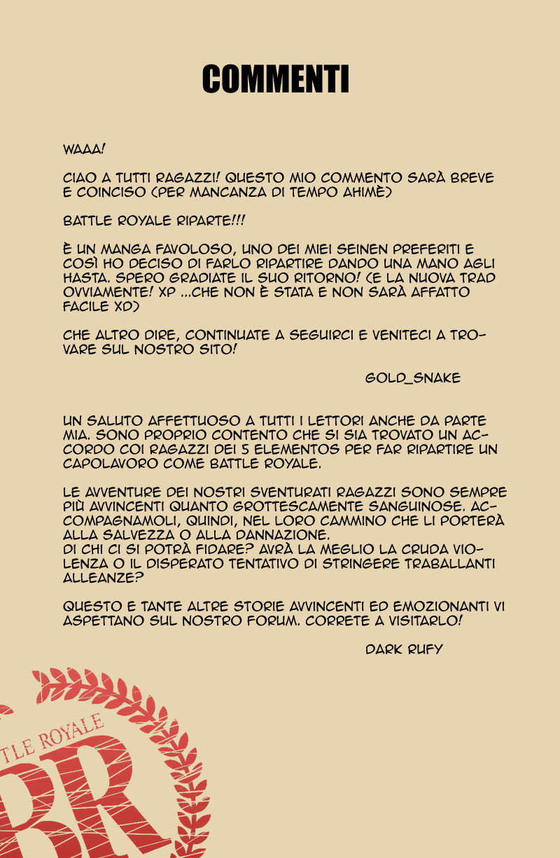 Read Battle Royale Manga Online