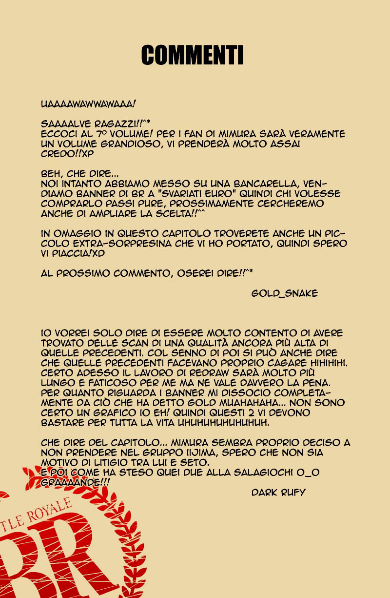 Read Battle Royale Manga Online