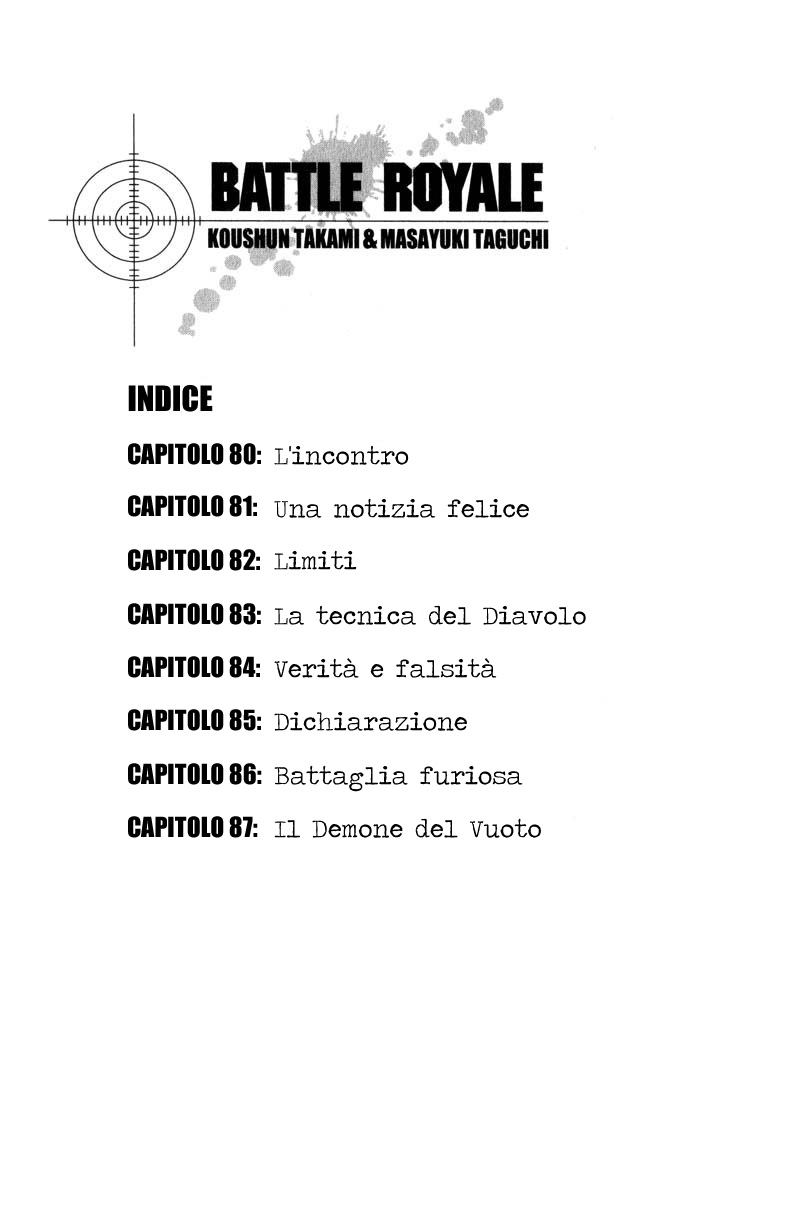 Read Battle Royale Manga Online