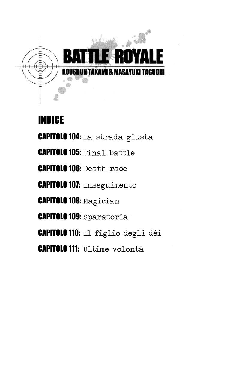 Read Battle Royale Manga Online