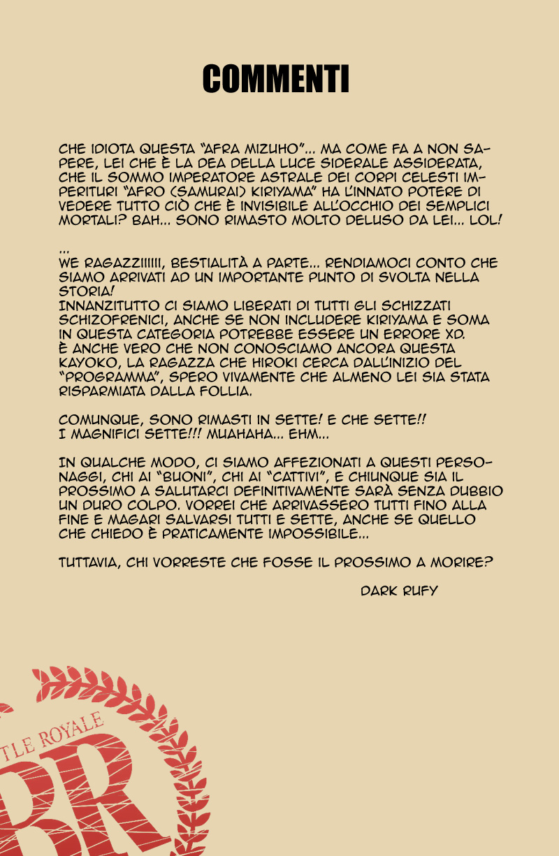 Read Battle Royale Manga Online