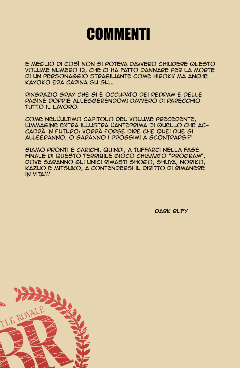 Read Battle Royale Manga Online