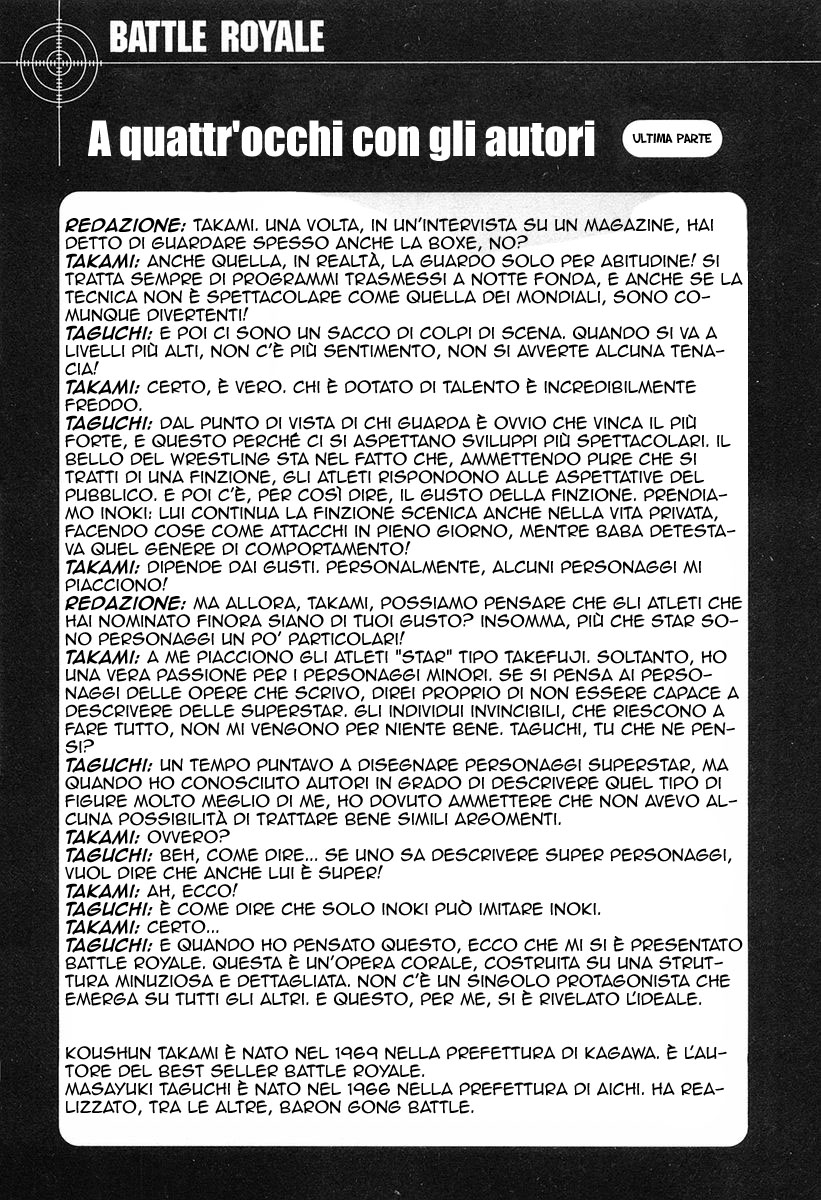 Read Battle Royale Manga Online