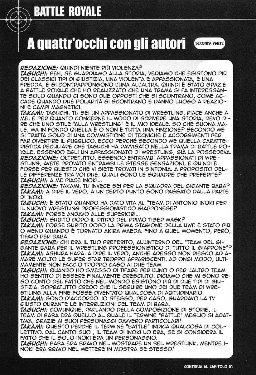 Read Battle Royale Manga Online