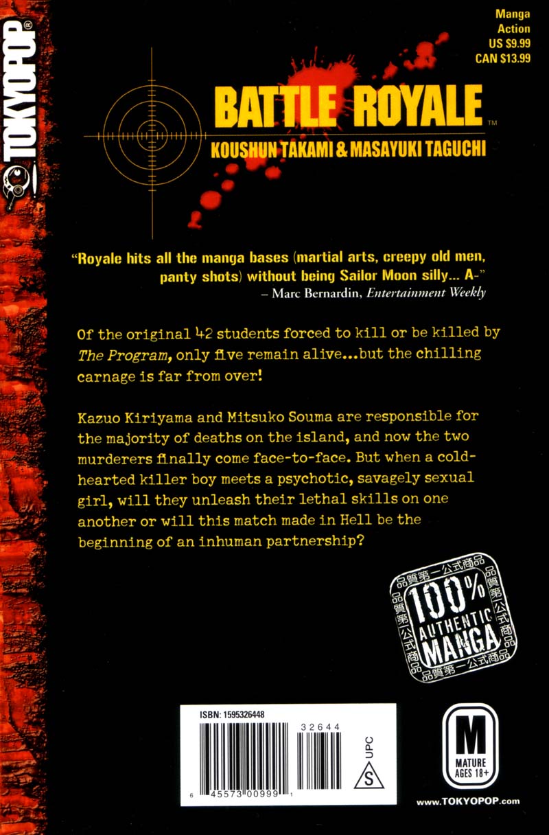 Read Battle Royale Manga Online