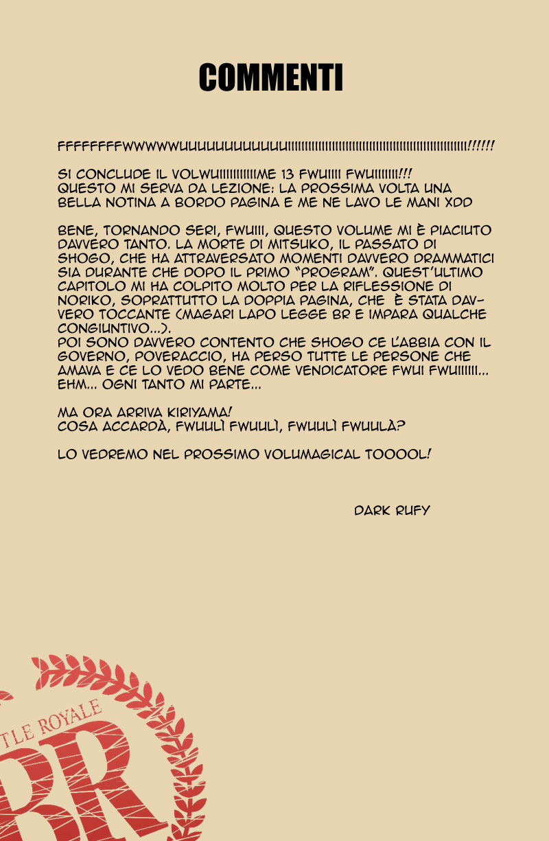 Read Battle Royale Manga Online