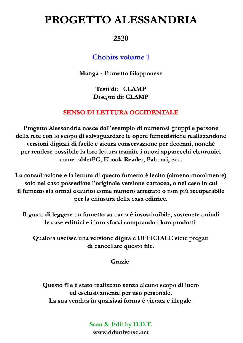 Read Chobits Manga Online