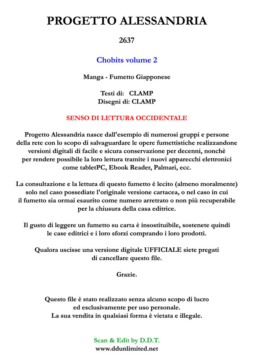 Read Chobits Manga Online