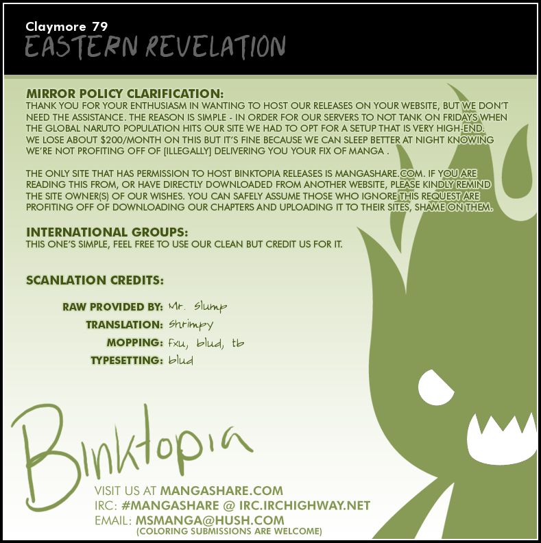 Read Claymore Manga Online