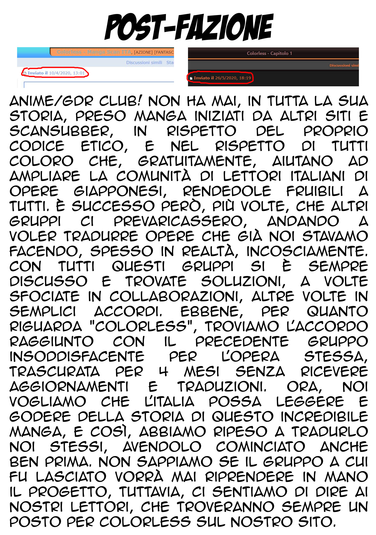 Read Colorless Manga Online