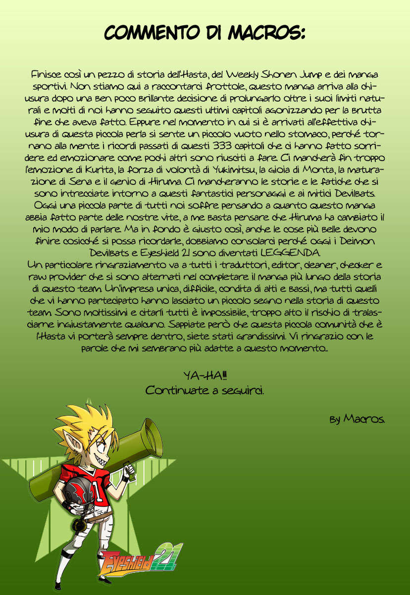 Read Eyeshield 21 Manga Online