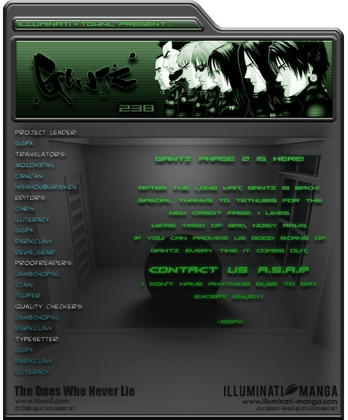 Read Gantz Manga Online