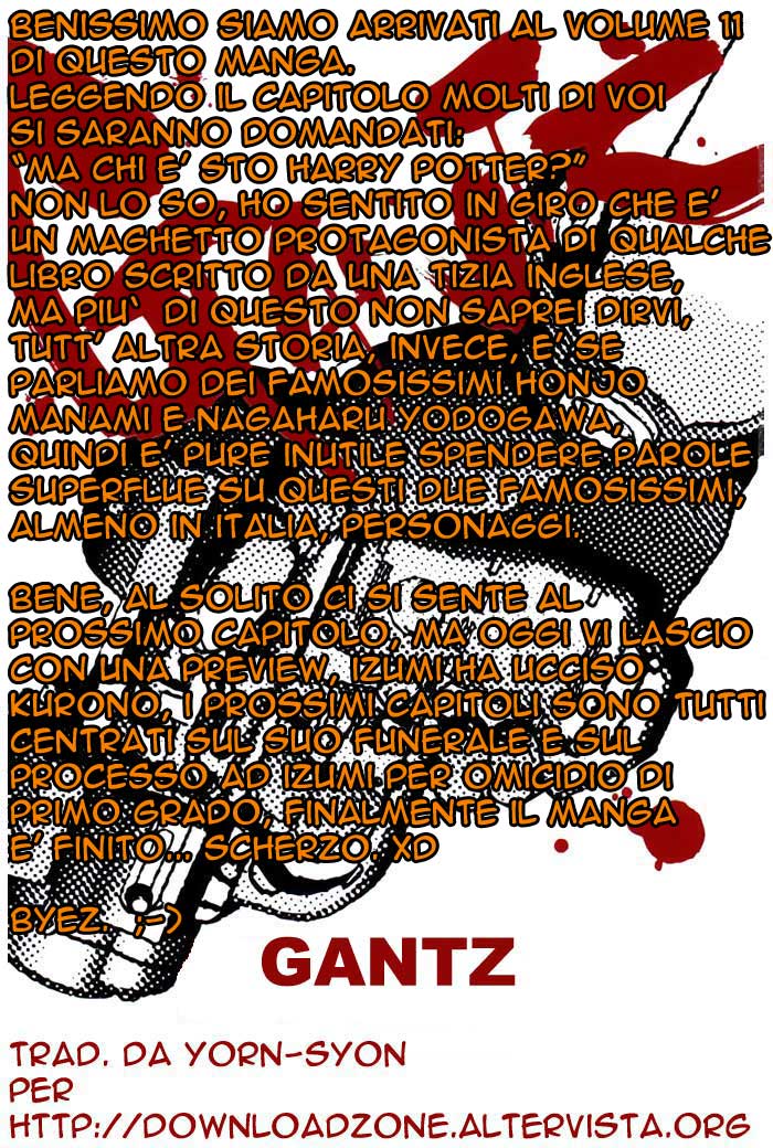 Read Gantz Manga Online
