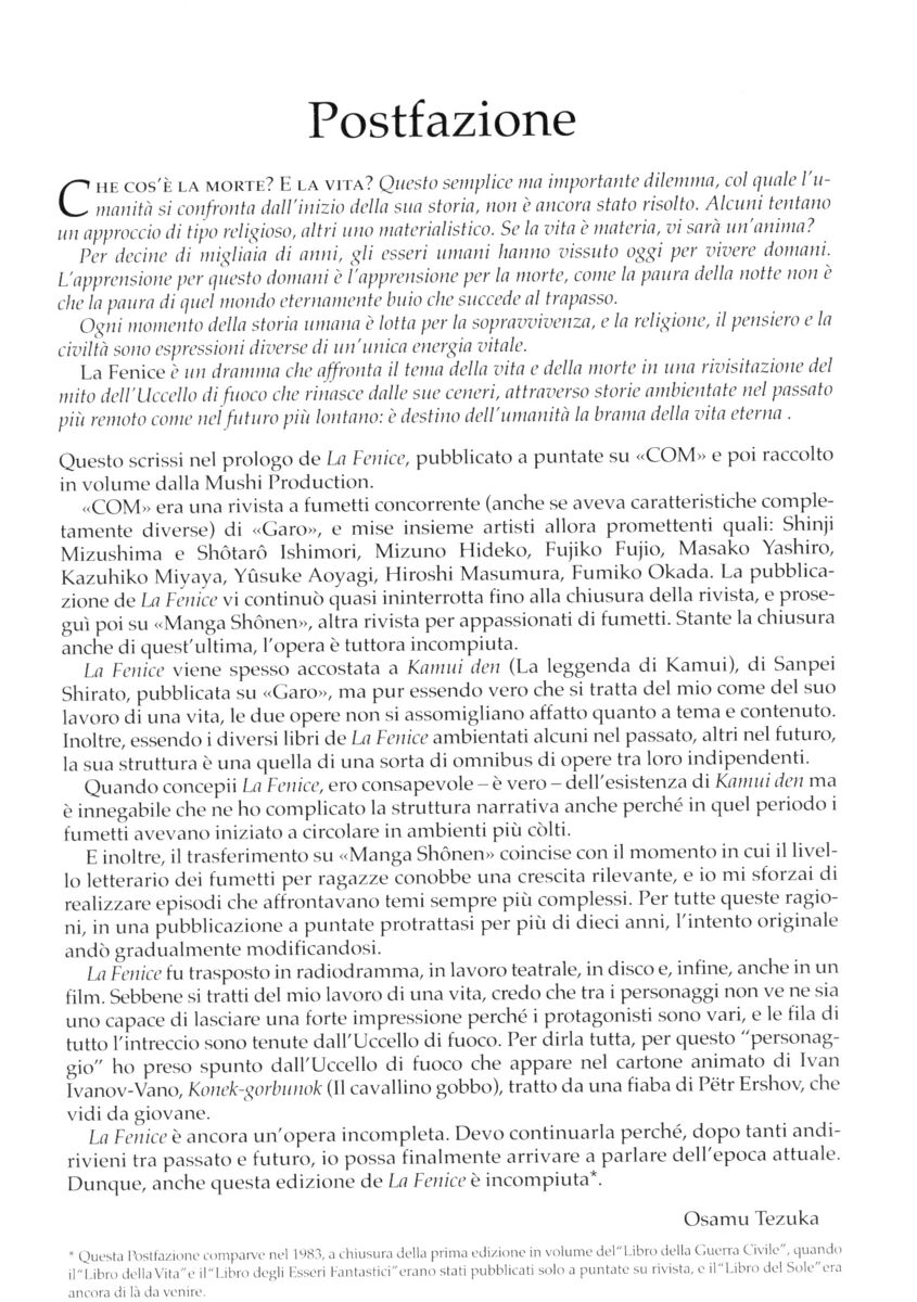 Read La fenice Manga Online