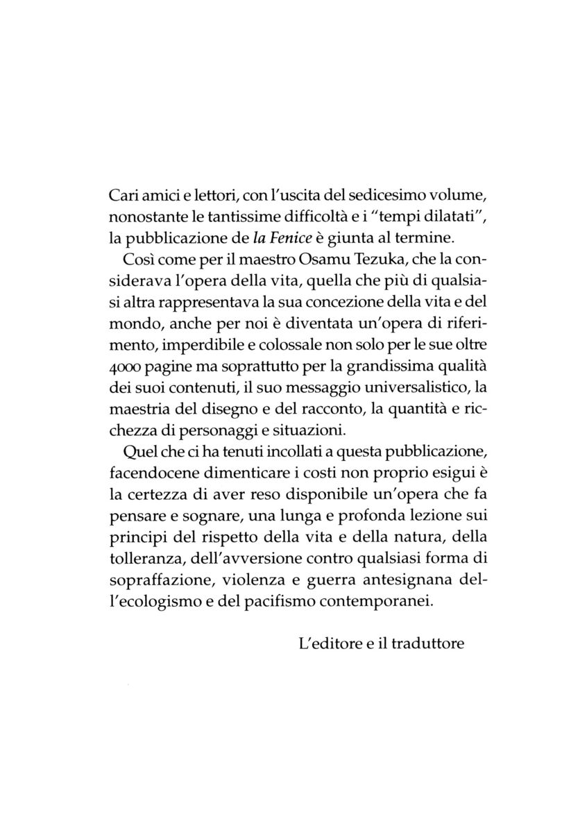 Read La fenice Manga Online