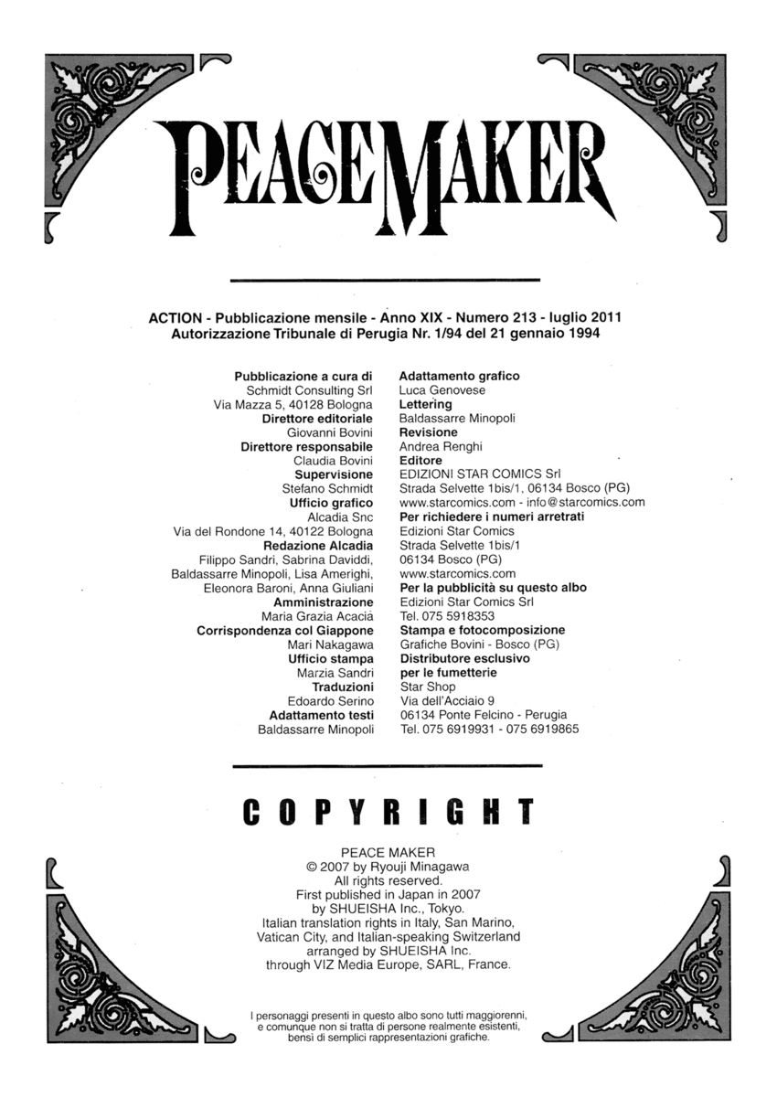 Read Peace maker Manga Online
