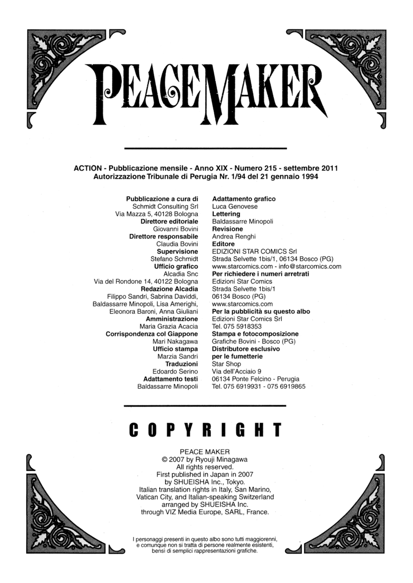 Read Peace maker Manga Online