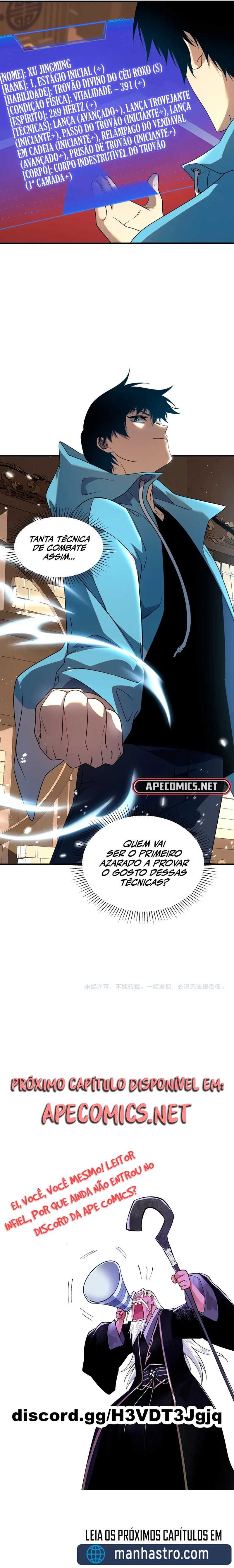 Read Despertando o Trovão Roxo no Início Manga Online