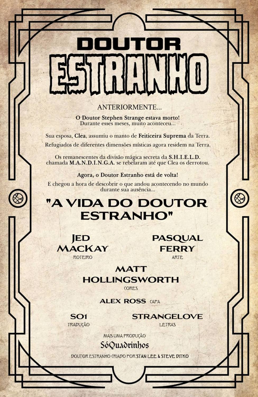 Read Doutor Estranho Manga Online