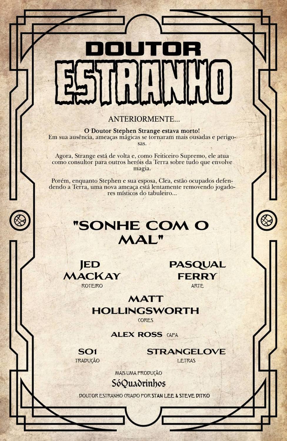 Read Doutor Estranho Manga Online